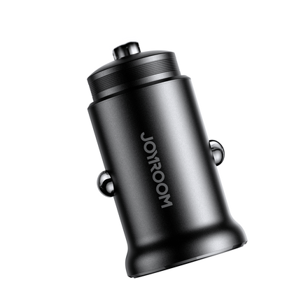 30W 2C Mini Metal Car Charger