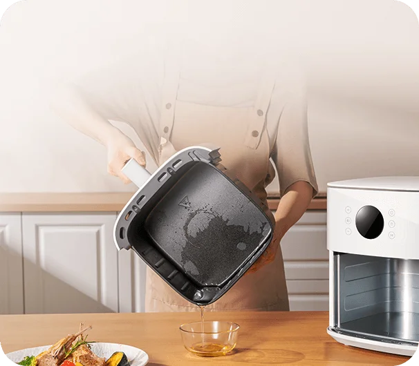 Xiaomi Air Fryer 6.5L 1800W High Power - 40°C to 230°C Precision Temperature Control - Degrease Feature - Large Capacity Xiaomi Air Fryer 6.5L 1800W High Power - 40°C to 230°C Precision Temperature Control - Degrease Feature - Large Capacity