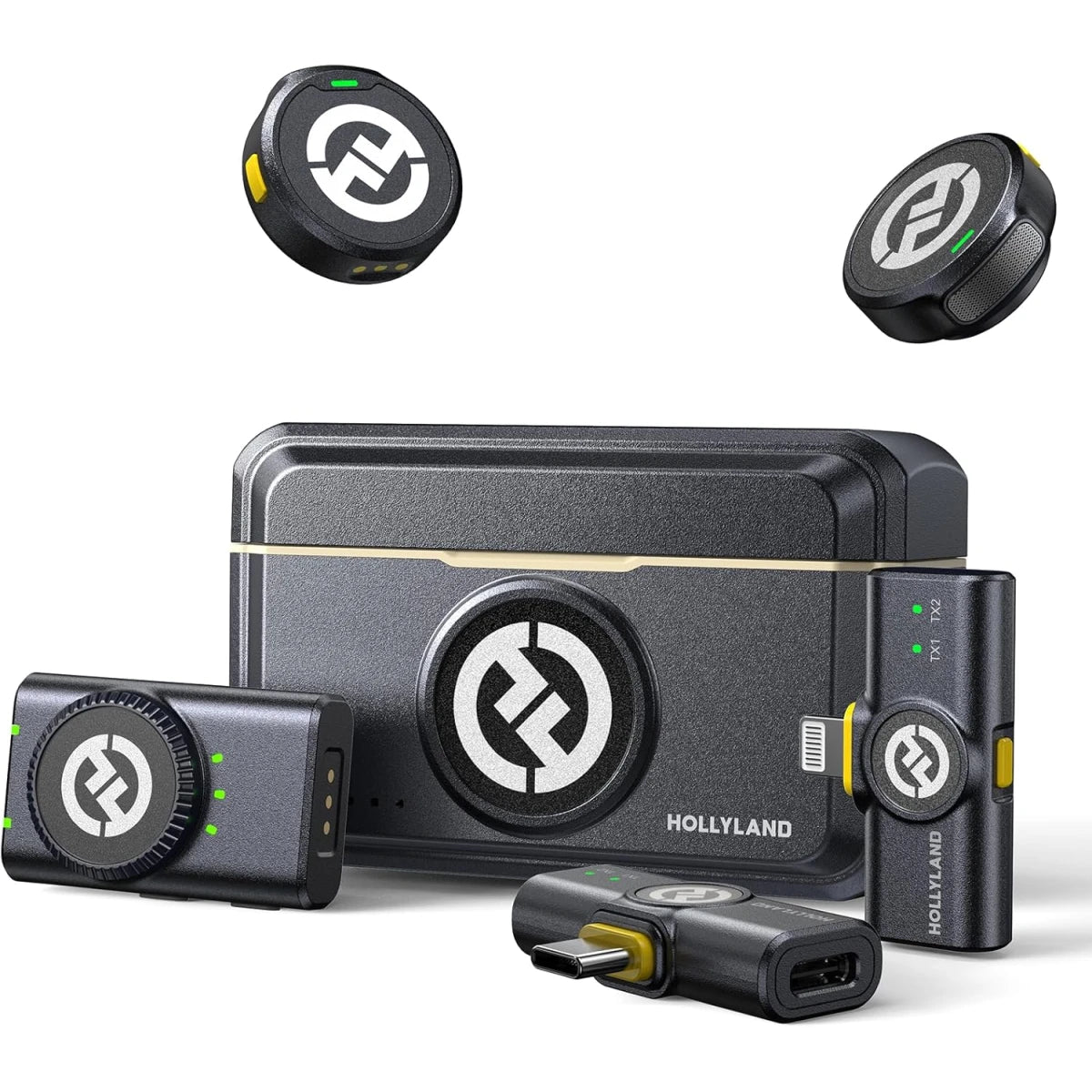Wireless Lavalier Microphone | Hollyland LARK M2 Combo | 1000ft Wireless Lavalier Microphone | Hollyland LARK M2 Combo | 1000ft