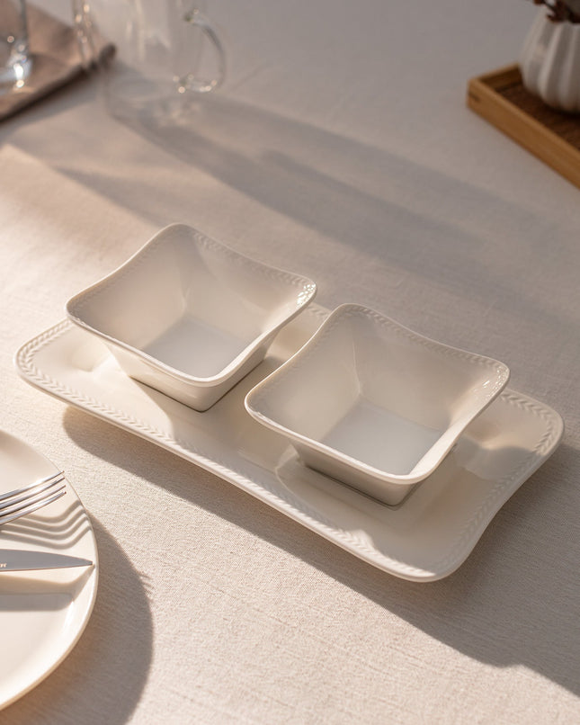 Petit Concept 3-Section Serving Platter for Elegant Presentation