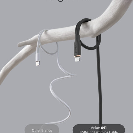 Anker 641 Flow USB-C to Lightning Silicone Cable 6ft