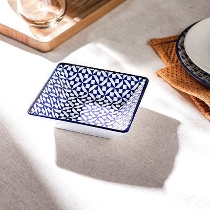 Rêve Bleu Nancy New Bone China Square Bowl