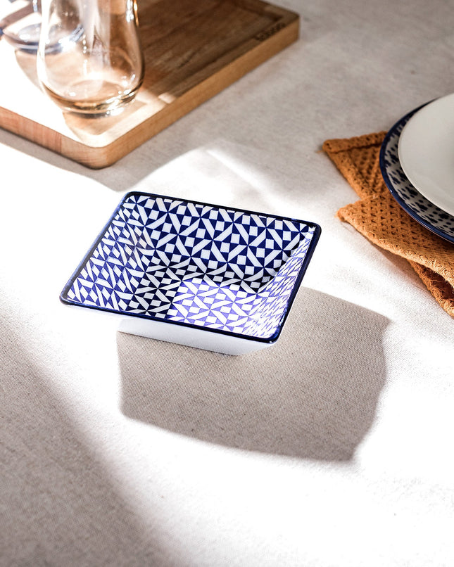 Rêve Bleu Nancy New Bone China Square Bowl