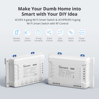 4CHPRO SONOFF 4CHR3 & 4CHPROR3 4-gang Wi-Fi Smart Switch with RF Control