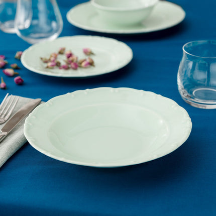 Bastien Mint Green Dinner Plate – Elegant Tableware