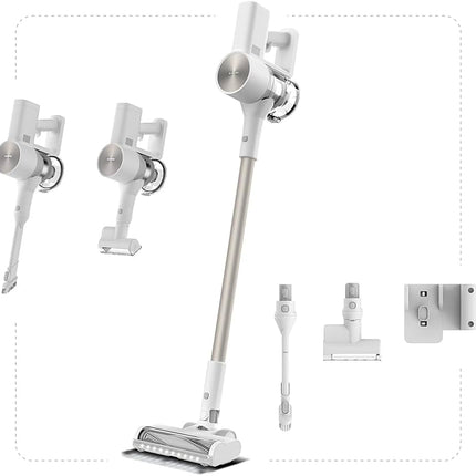Xiaomi Vacuum Cleaner G20 Cordless Stick Vacuum - 150AW Suction Power - 25,000Pa - LED Searchlight - 12-Cone Cyclone System - 60-Minute Battery Life - White