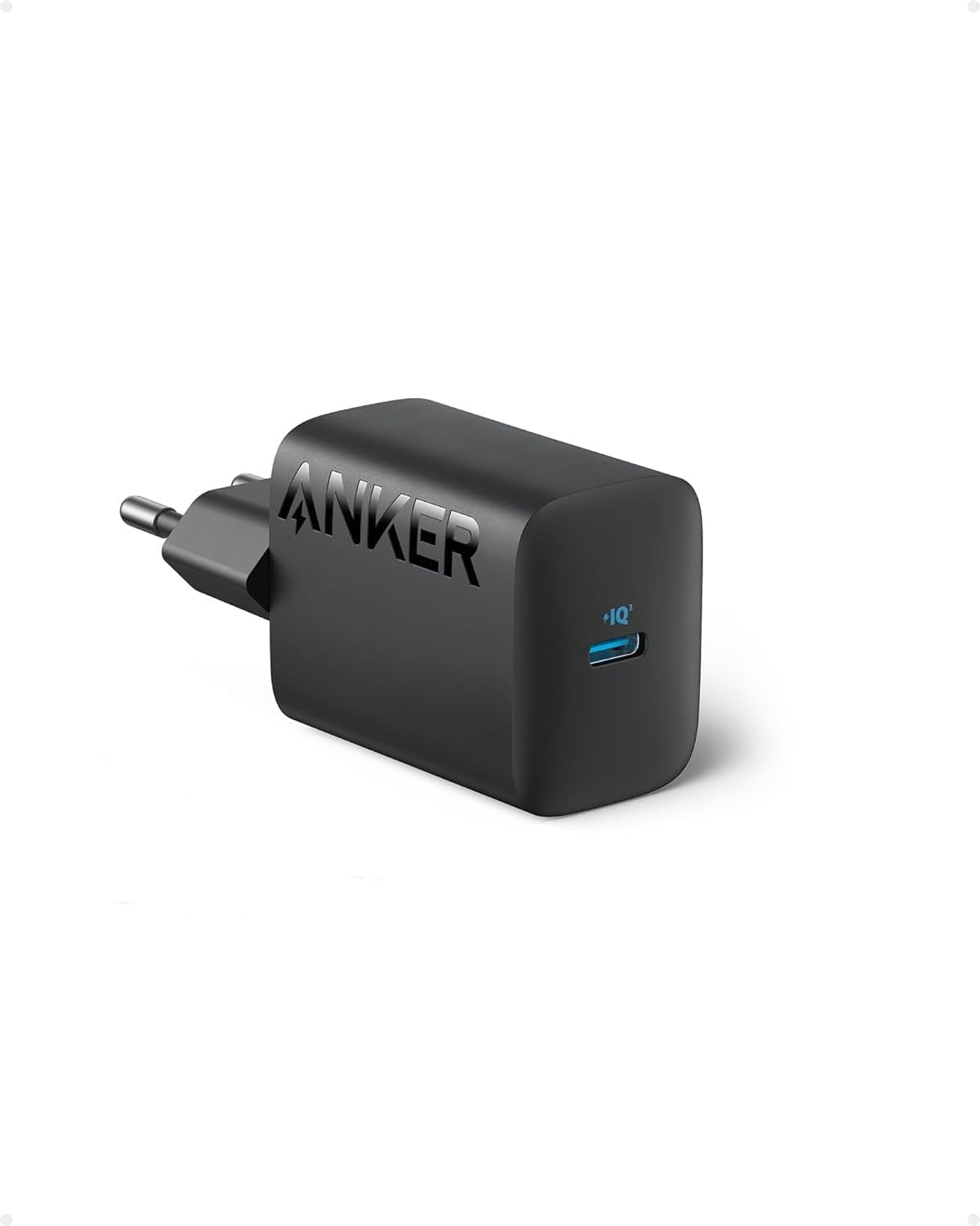 شاحن جداري أنكر (Anker 312) بقوة 30 واط - منفذ USB-C - شحن سريع بتقنية PD - تصميم مدمج - حماية متعددة شاحن جداري أنكر (Anker 312) بقوة 30 واط - منفذ USB-C - شحن سريع بتقنية PD - تصميم مدمج - حماية متعددة