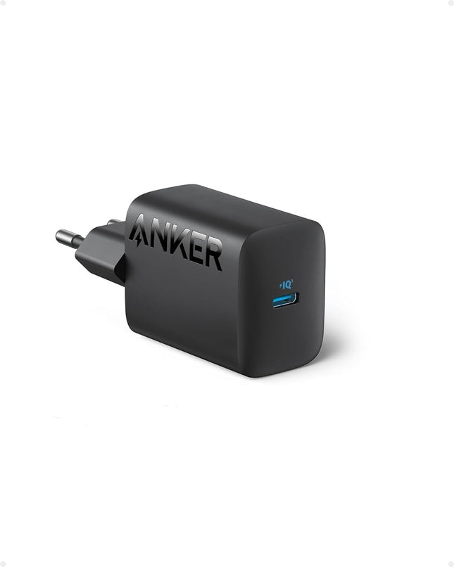شاحن جداري أنكر (Anker 312) بقوة 30 واط - منفذ USB-C - شحن سريع بتقنية PD - تصميم مدمج - حماية متعددة