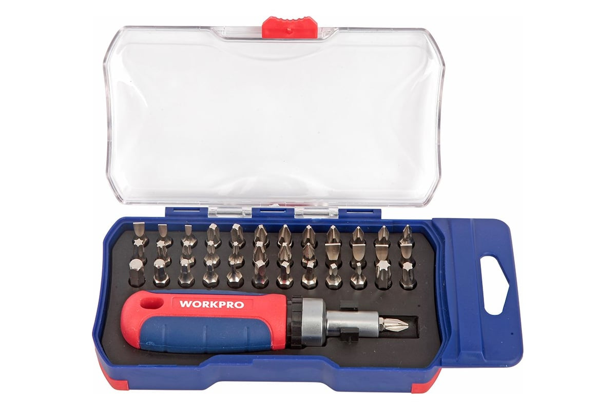 طقم مفكات براغي WORKPRO (٣٨ قطعة) | W021182 طقم مفكات براغي WORKPRO (٣٨ قطعة) | W021182