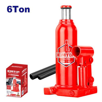 EMTOP EHJK1061  – 6 Ton Hydraulic Bottle Jack
