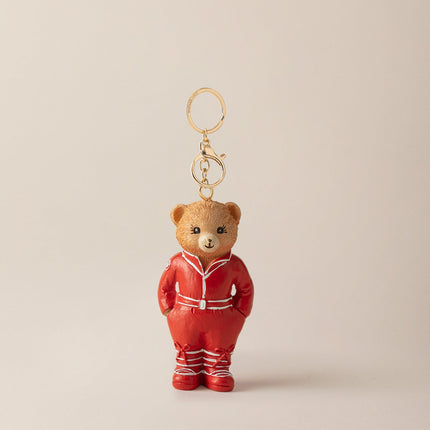 Jolie Bear Red Keychain – Cute Accessory for Keys & Bags