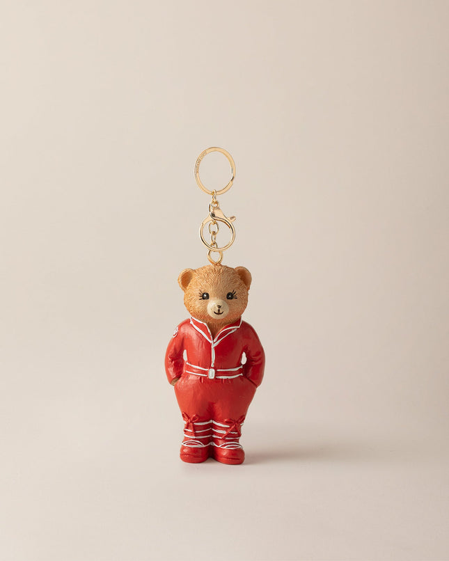Jolie Bear Red Keychain – Cute Accessory for Keys & Bags