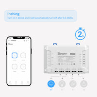4CHPRO SONOFF 4CHR3 & 4CHPROR3 4-gang Wi-Fi Smart Switch with RF Control