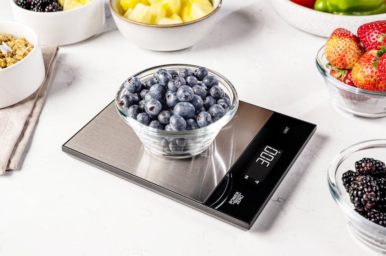 ميزان مطبخ NUTRICOOK الرقمي | وزن 5 كغم | خاصية التصفير - فضي ميزان مطبخ NUTRICOOK الرقمي | وزن 5 كغم | خاصية التصفير - فضي