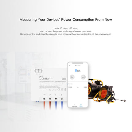 POWR3 SONOFF POWR3 High Power Smart Switch
