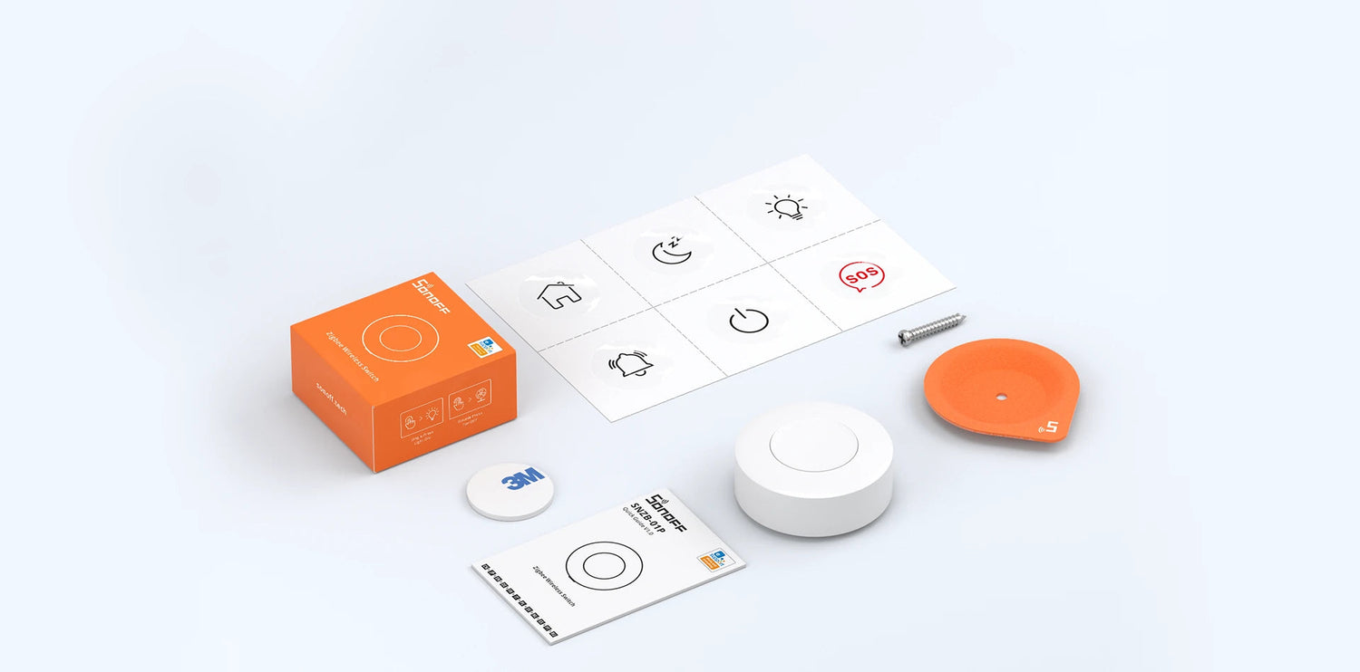 زر تحكم ذكي لاسلكي بتقنية Zigbee زر تحكم ذكي لاسلكي بتقنية Zigbee
