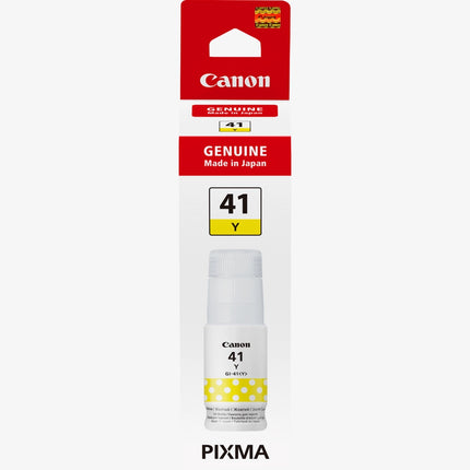 Canon GI-41S Genuine Refillable Ink Bottle - Choose Color: Black, Cyan, Magenta, or Yellow - High-Quality Printing - Compatible with PIXMA G-Series MegaTank