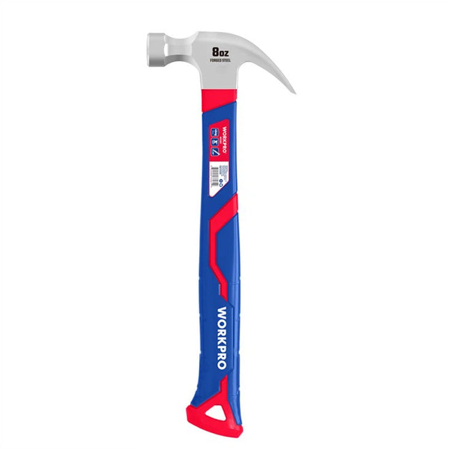 WORKPRO 225g (8oz) Curved Claw Hammer with Fiberglass Handle
