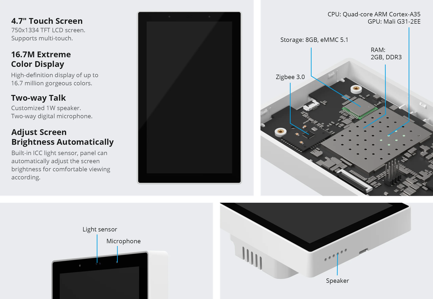 NSPanel Pro Smart Home Control Panel (Type 120, White) NSPanel Pro Smart Home Control Panel (Type 120, White)