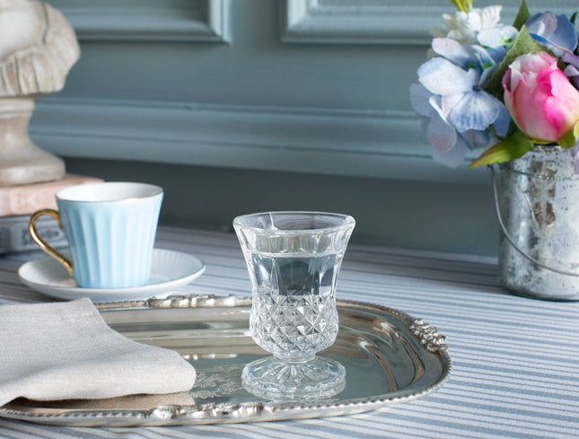 Audrey 4-Piece Footed Coffee Cup Set - Goblet Design