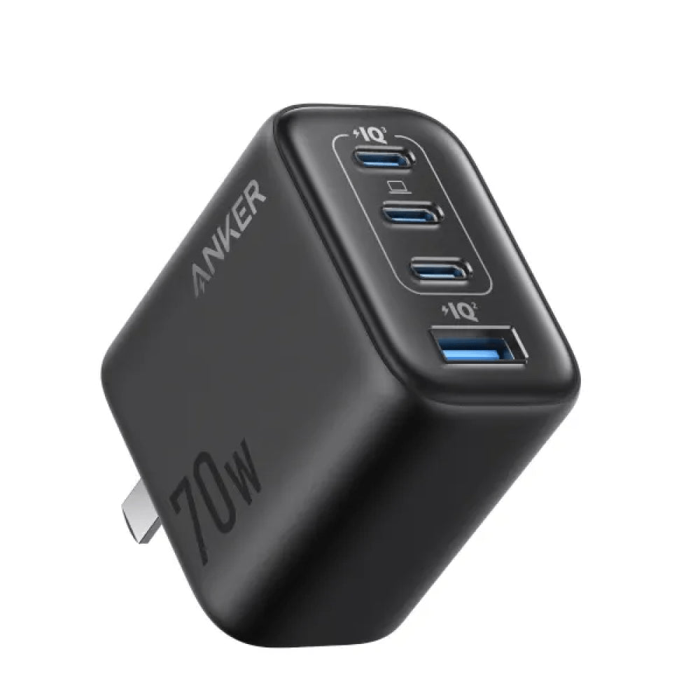 Anker Zolo 70W 4-Port Fast Charger (Black & White) | Multi-Device Anker Zolo 70W 4-Port Fast Charger (Black & White) | Multi-Device