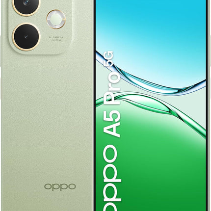 A5 Pro  Olive Green oppo A5 Pro 5G (Olive Green, 8GB RAM, 128GB Storage) | 6.67” HD+ 120Hz