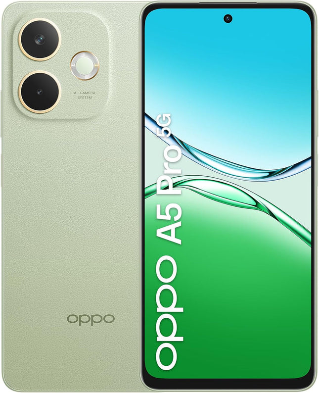 A5 Pro  Olive Green oppo A5 Pro 5G (Olive Green, 8GB RAM, 128GB Storage) | 6.67” HD+ 120Hz