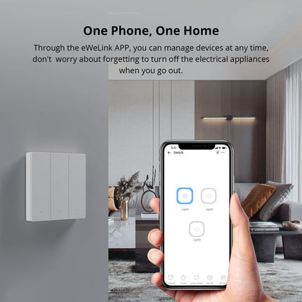M5-2C-120W SONOFF SwitchMan Smart Wall Switch-M5 Matter