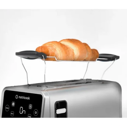 Nutricook NC-TS401 4-Slice Digital Toaster 1450W - Stainless Steel & Black