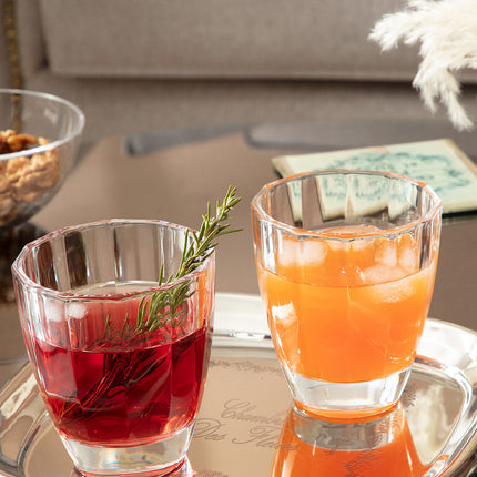 Fiona 4-Piece Water Glass Set - Elegant Stemmed Glasses