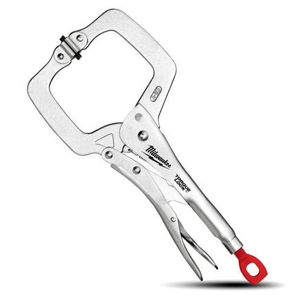 Milwaukee 11″ TORQUE LOCK™ Locking C-Clamp with Swivel Jaws