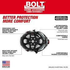 خوذة السلامة Milwaukee BOLT™ Type 2 Class C ذات التهوية - صفراء خوذة السلامة Milwaukee BOLT™ Type 2 Class C ذات التهوية - صفراء