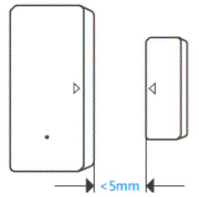 DW2-RF SONOFF DW2-RF 433MHz Wireless Door-Window Sensor