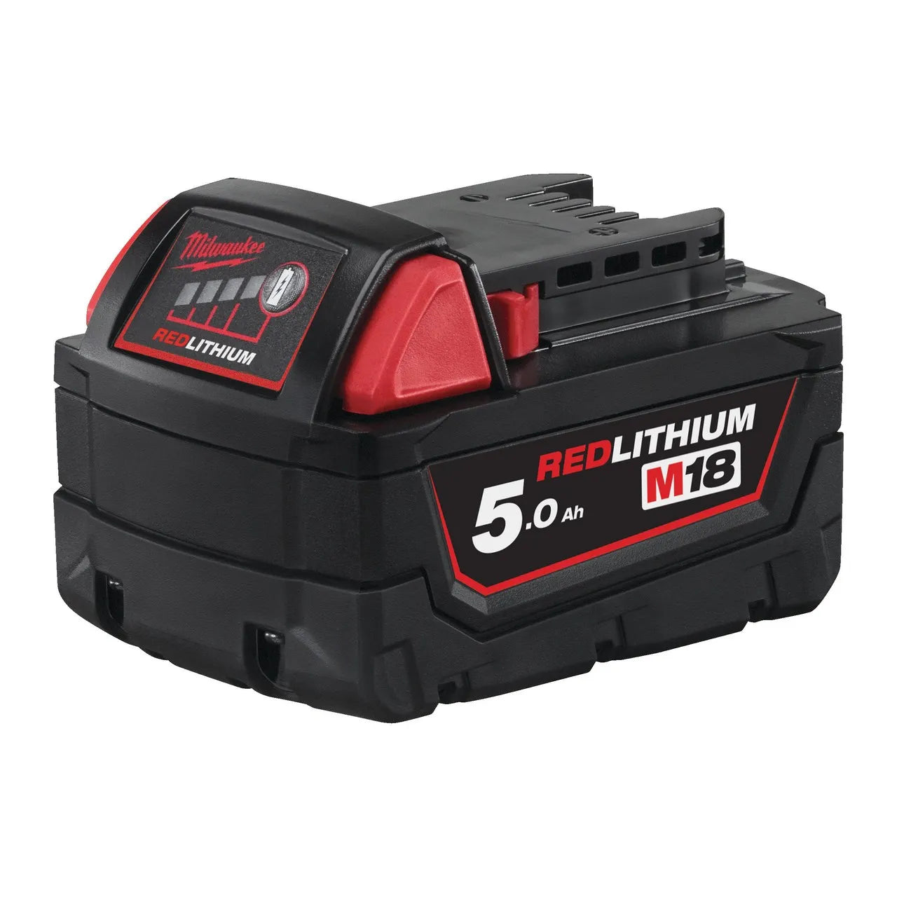 M18 بطارية 5.0 امبير 18 فولت Milwaukee M18 بطارية 5.0 امبير 18 فولت Milwaukee
