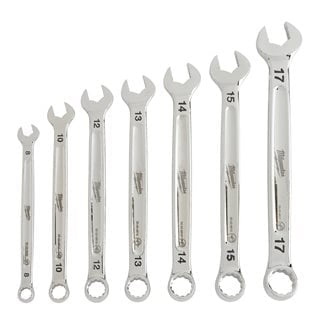 Milwaukee MAX BITE Combination Spanner Sets - Metric Milwaukee MAX BITE Combination Spanner Sets - Metric