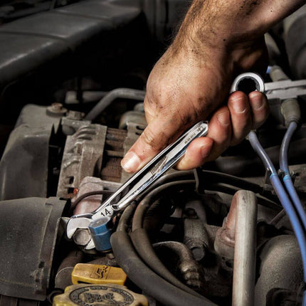 Milwaukee 15-Piece Metric Combination Ratcheting Spanner Set