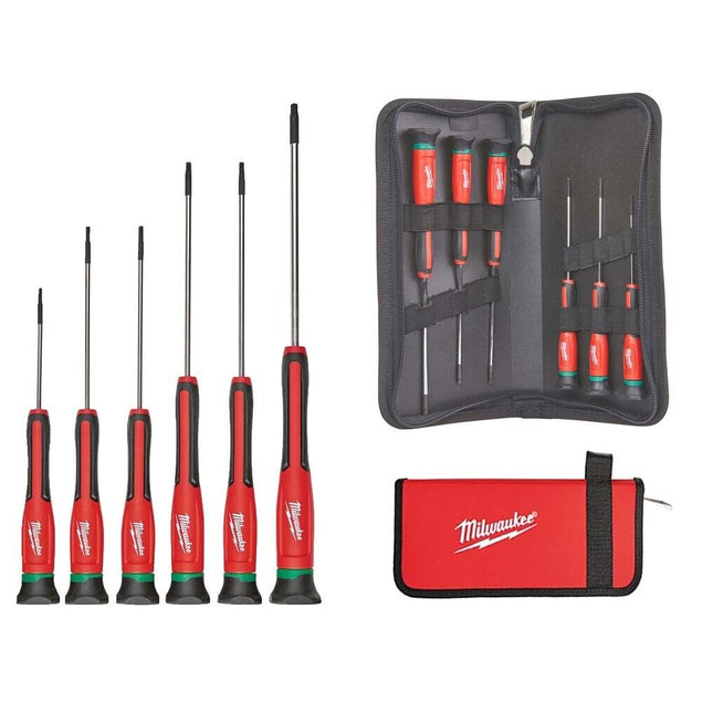 Milwaukee 6pc Torx Precision Screwdriver Set