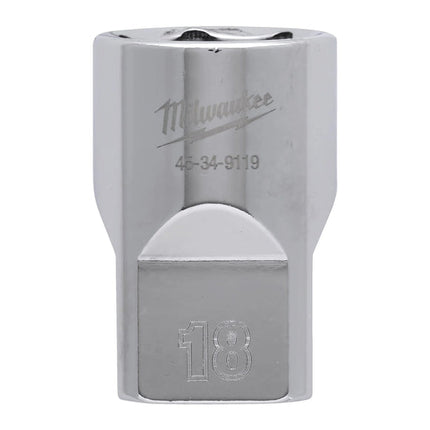 Milwaukee 1/2" Drive Metric Standard Socket - Multi-Size Options