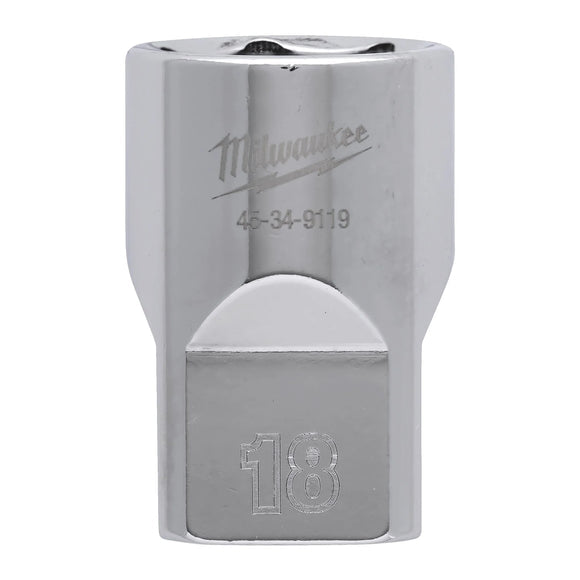 حبة (Socket) ميلواكي (Milwaukee) مقاس 1/2 بوصة - قياسات ميتري متعددة حبة (Socket) ميلواكي (Milwaukee) مقاس 1/2 بوصة - قياسات ميتري متعددة