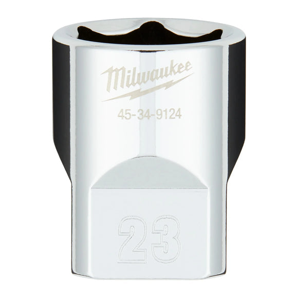 حبة (Socket) ميلواكي (Milwaukee) مقاس 1/2 بوصة - قياسات ميتري متعددة حبة (Socket) ميلواكي (Milwaukee) مقاس 1/2 بوصة - قياسات ميتري متعددة