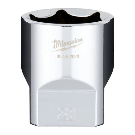 Milwaukee 1/2" Drive Standard Metric Socket - 28 mm