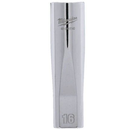 لقم (Sockets) ميلواكي عميقة برأس 1/2 بوصة متري - متوفرة بمقاسات 11 مم إلى 23 مم