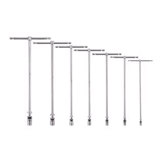 Milwaukee 7-Piece T-Bar Handle with Swivel Socket Hex Metric Set