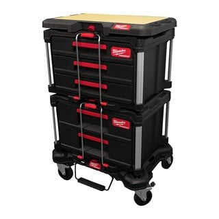 Milwaukee PACKOUT Transportation Kit - 3 Piece Modular Storage System Milwaukee PACKOUT Transportation Kit - 3 Piece Modular Storage System
