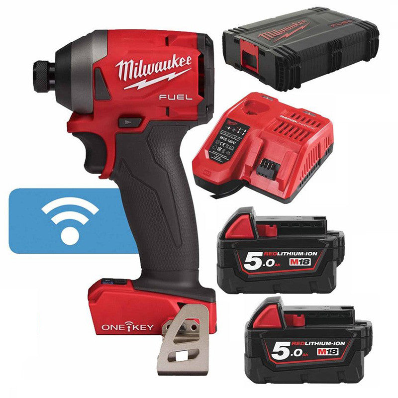 Milwaukee M18™ FUEL™ ¼″ Hex Impact Driver with ONE-KEY™ Milwaukee M18™ FUEL™ ¼″ Hex Impact Driver with ONE-KEY™