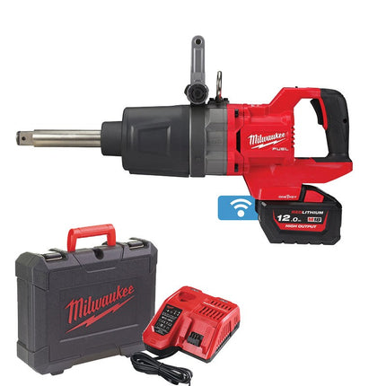 درل شحن امباكت فيول قياس 1 انش Milwaukee M18™ FUEL™ ONE-KEY™ بمقبض D مقاس 1 بوصة
