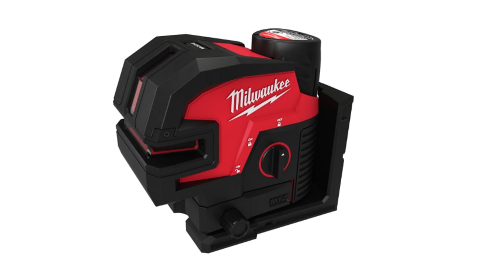 ليزر Milwaukee M12™ 12V الأخضر المتقاطع مع 4 نقاط ليزر Milwaukee M12™ 12V الأخضر المتقاطع مع 4 نقاط