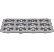 Prestige 12-Cup Mini Donut Pan, Grey