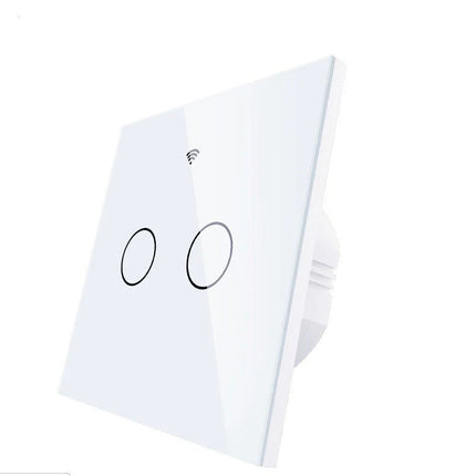 MOES Smart WiFi Wall Switch 2 Gang (EU Type, White)