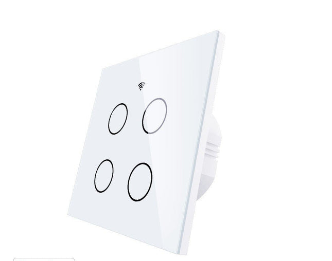 MOES - WIFI Smart Switch - 4Gang - EU Type - White
